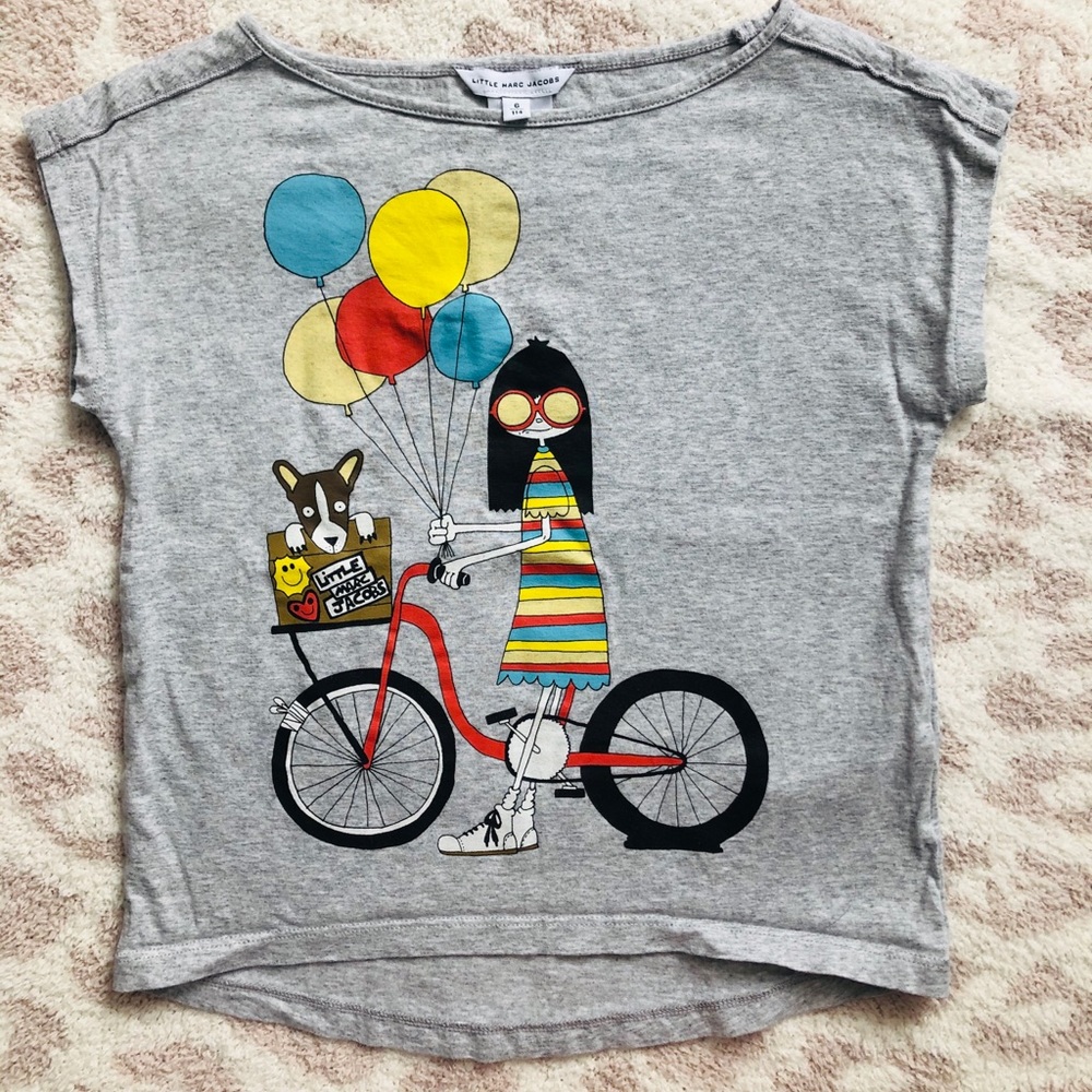 Little Marc Jacobs girls T-shirt top size 6 fits 5